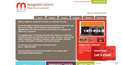 Desktop Screenshot of magnetmailers.com