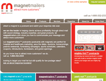 Tablet Screenshot of magnetmailers.com